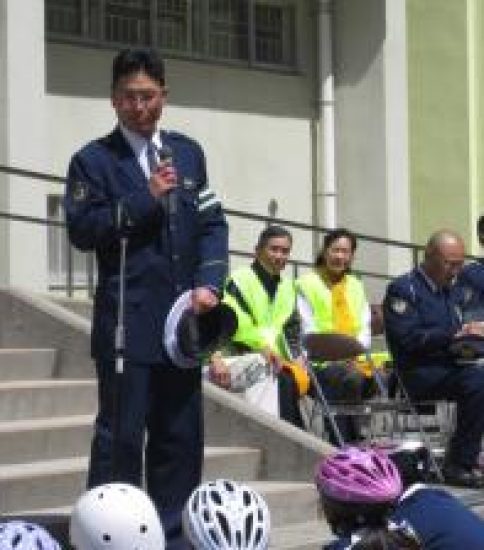 自転車安全教室 中・高学年（5/2）