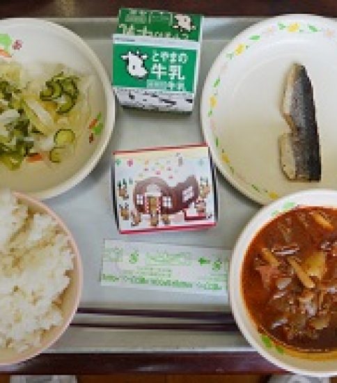 ２学期最後の給食